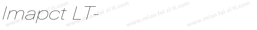 Imapct LT字体转换